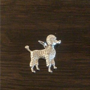 Sterling Silver Poodle Dog Pendant